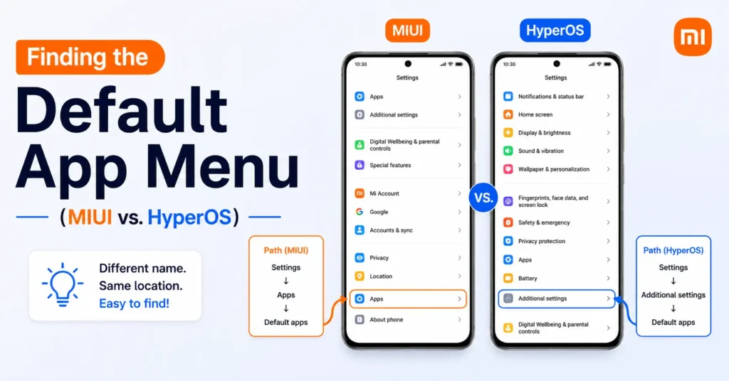 Comparing MIUI and HyperOS UI