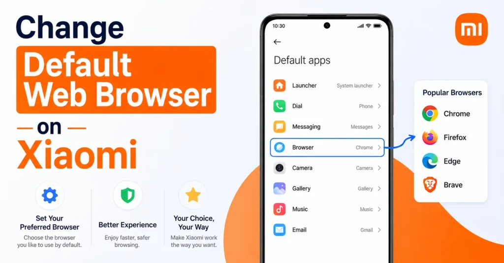 Xiaomi browser settings tutorial banner
