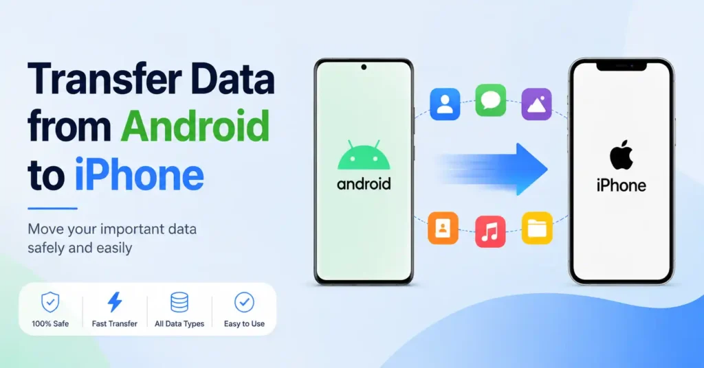 How Transfer data from Android to iPhone