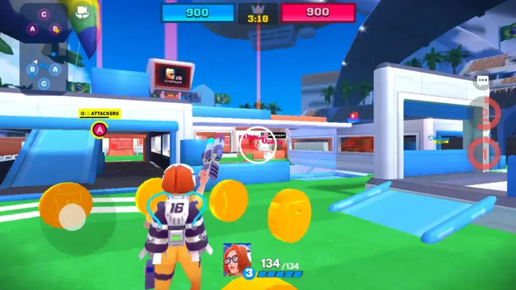 Frag Pro Shooter mobile multiplayer arena battle screenshot
